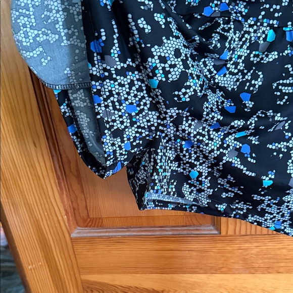 Kensie Black and Blue Patterned Dress - Picture 2 of 4